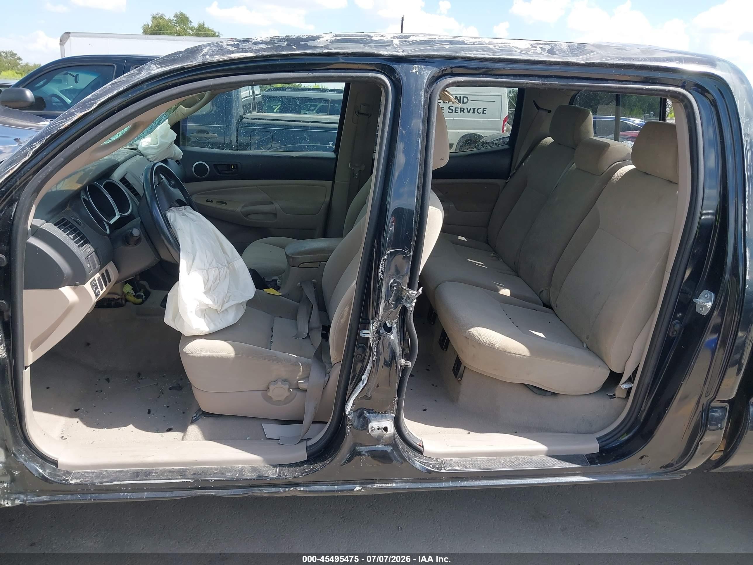 2005 Toyota Tacoma Prerunner V6 Черный vin: 5TEKU72N35Z072946