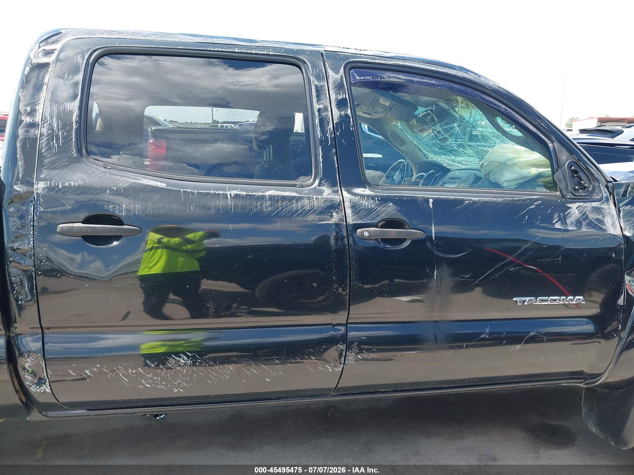2005 Toyota Tacoma Prerunner V6 Черный vin: 5TEKU72N35Z072946