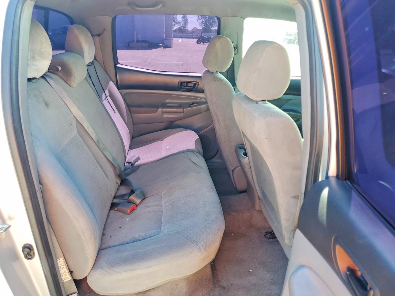2007 Toyota Tacoma Double Cab Prerunner Long Bed Silver vin: 5TEKU72N47Z389864