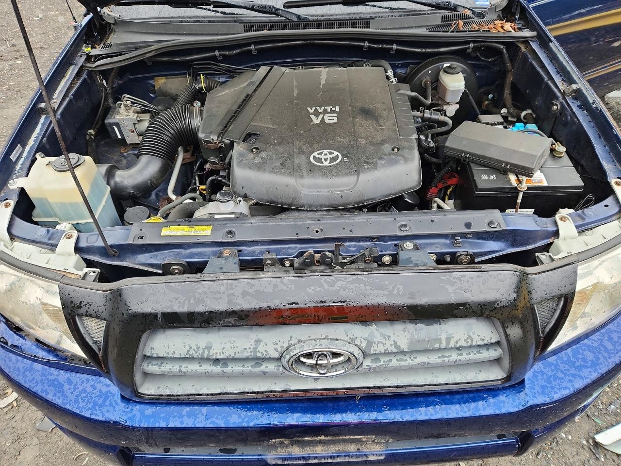 2006 Toyota Tacoma Double Cab Prerunner Long Bed Синий vin: 5TEKU72N66Z200209