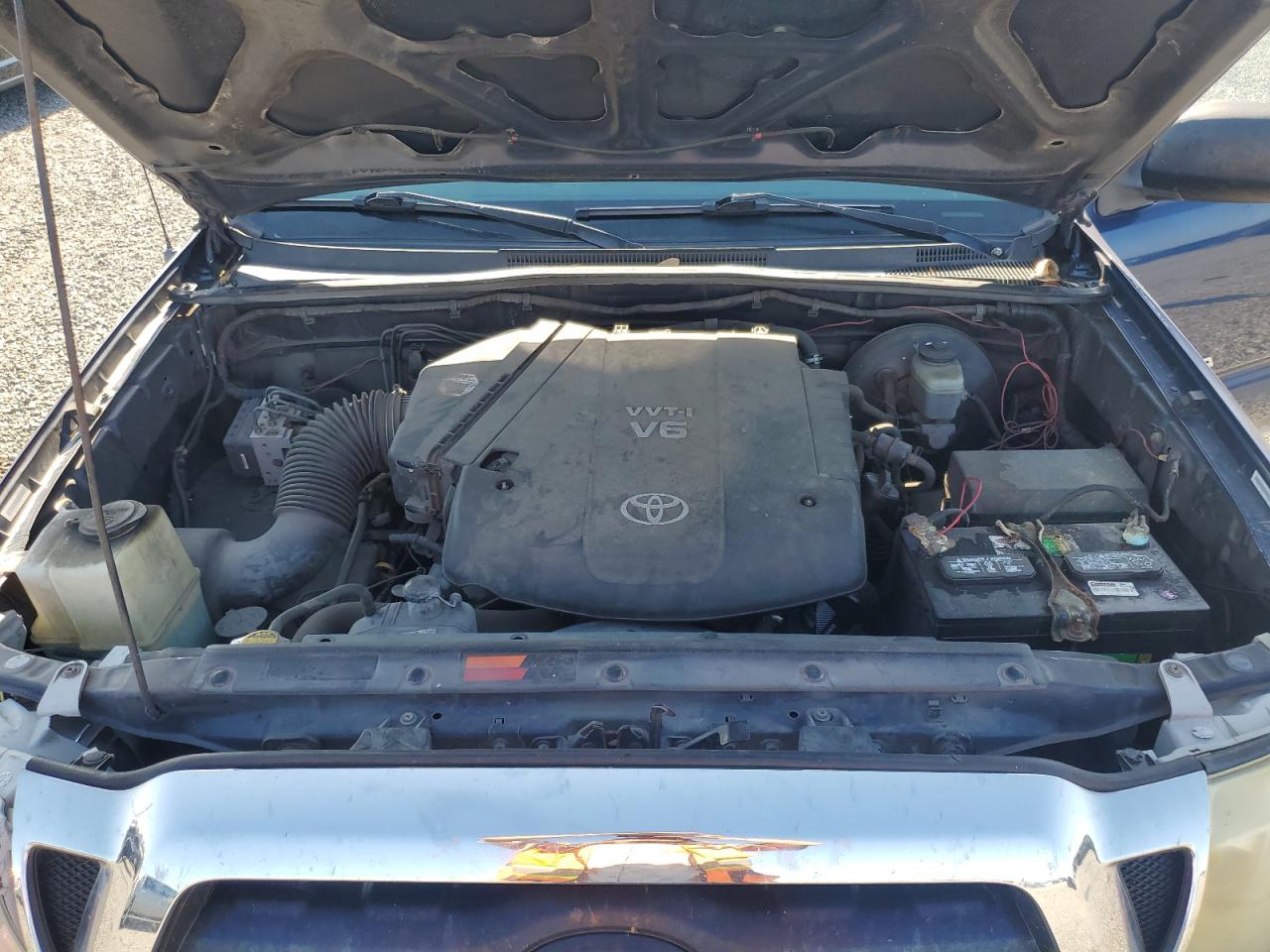 2006 Toyota Tacoma Double Cab Prerunner Long Bed Blue vin: 5TEKU72N76Z213938