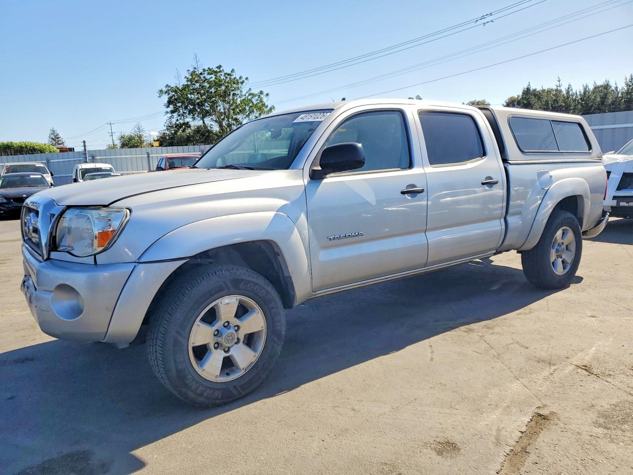 2005 Toyota Tacoma Silver vin: 5TEKU72N95Z108090