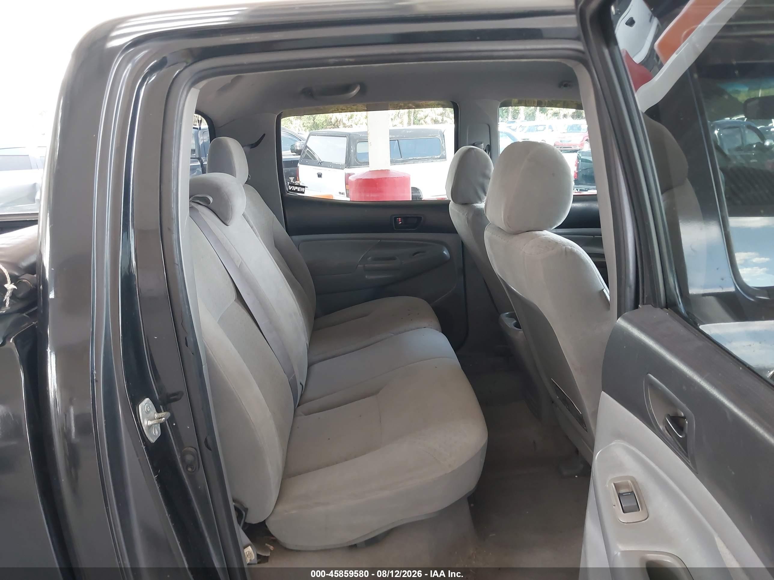 2006 Toyota Tacoma Prerunner V6 Black vin: 5TEKU72N96Z195278