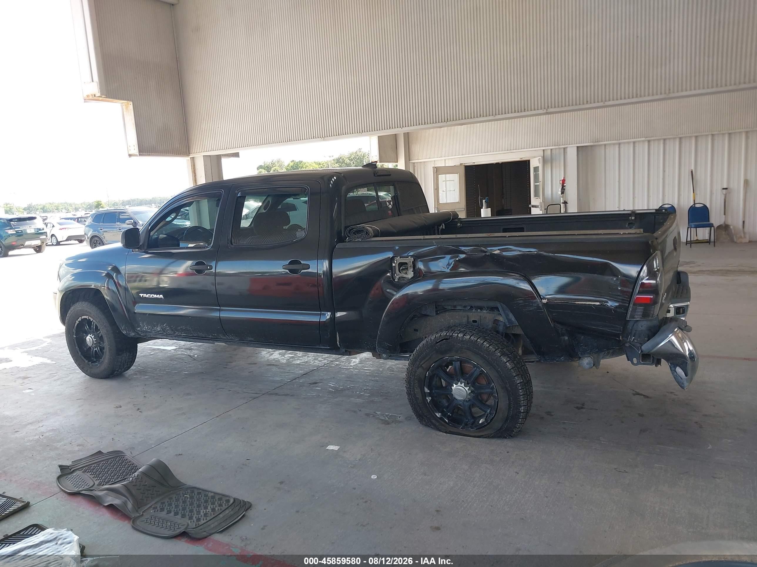 2006 Toyota Tacoma Prerunner V6 Black vin: 5TEKU72N96Z195278