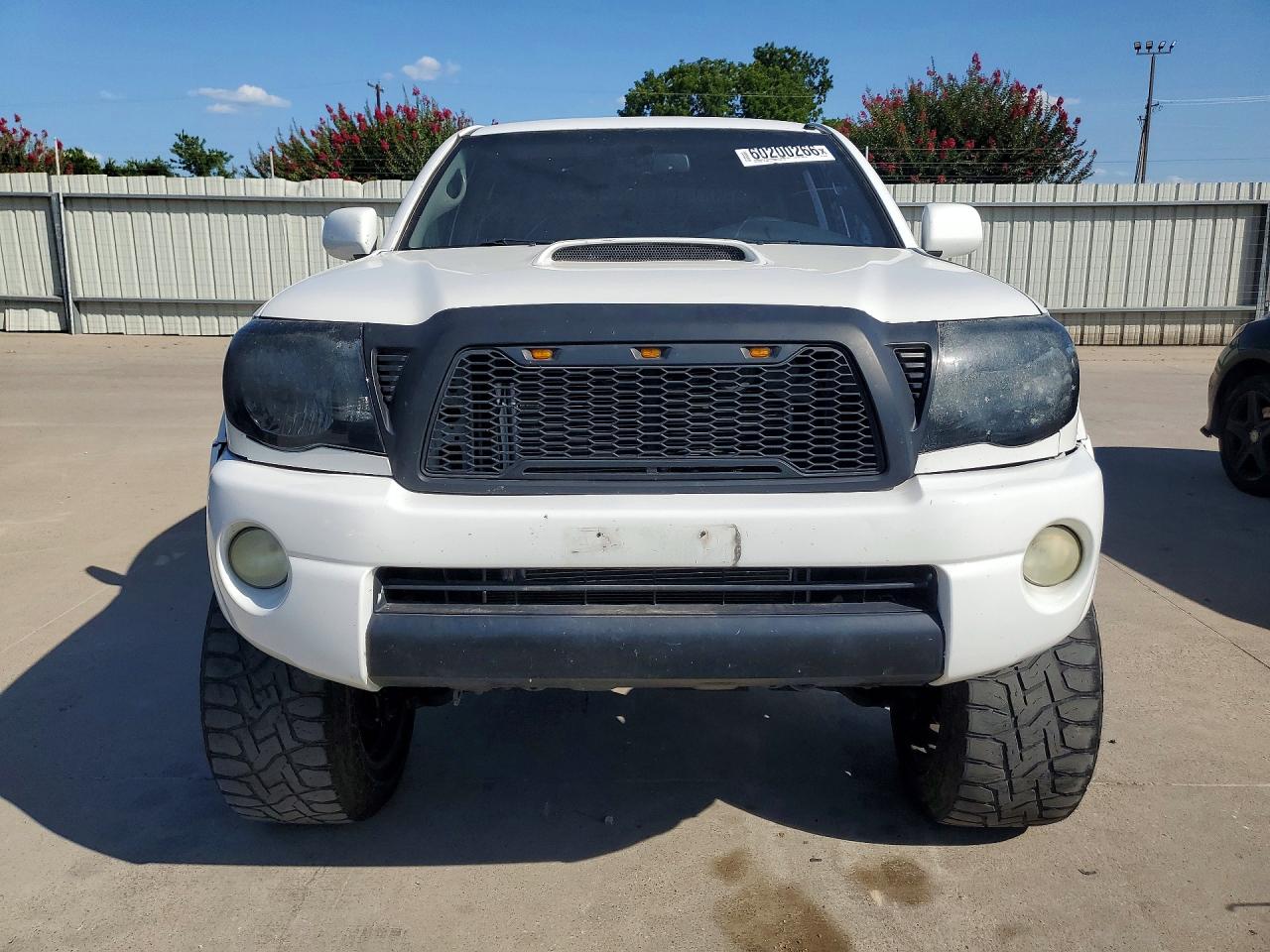2007 Toyota Tacoma Double Cab Prerunner Long Bed White vin: 5TEKU72N97Z374082