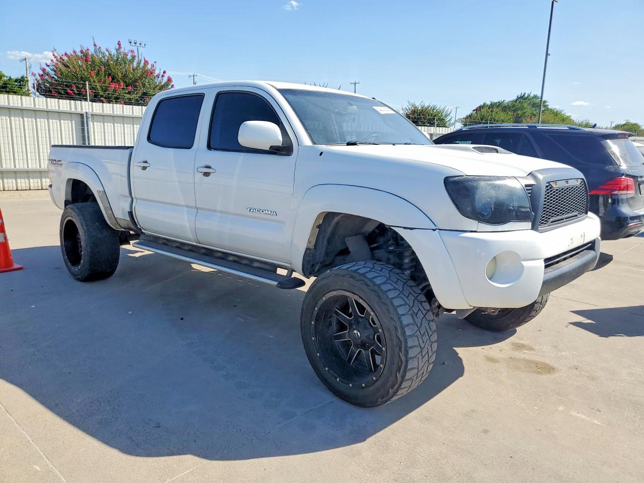 2007 Toyota Tacoma Double Cab Prerunner Long Bed White vin: 5TEKU72N97Z374082