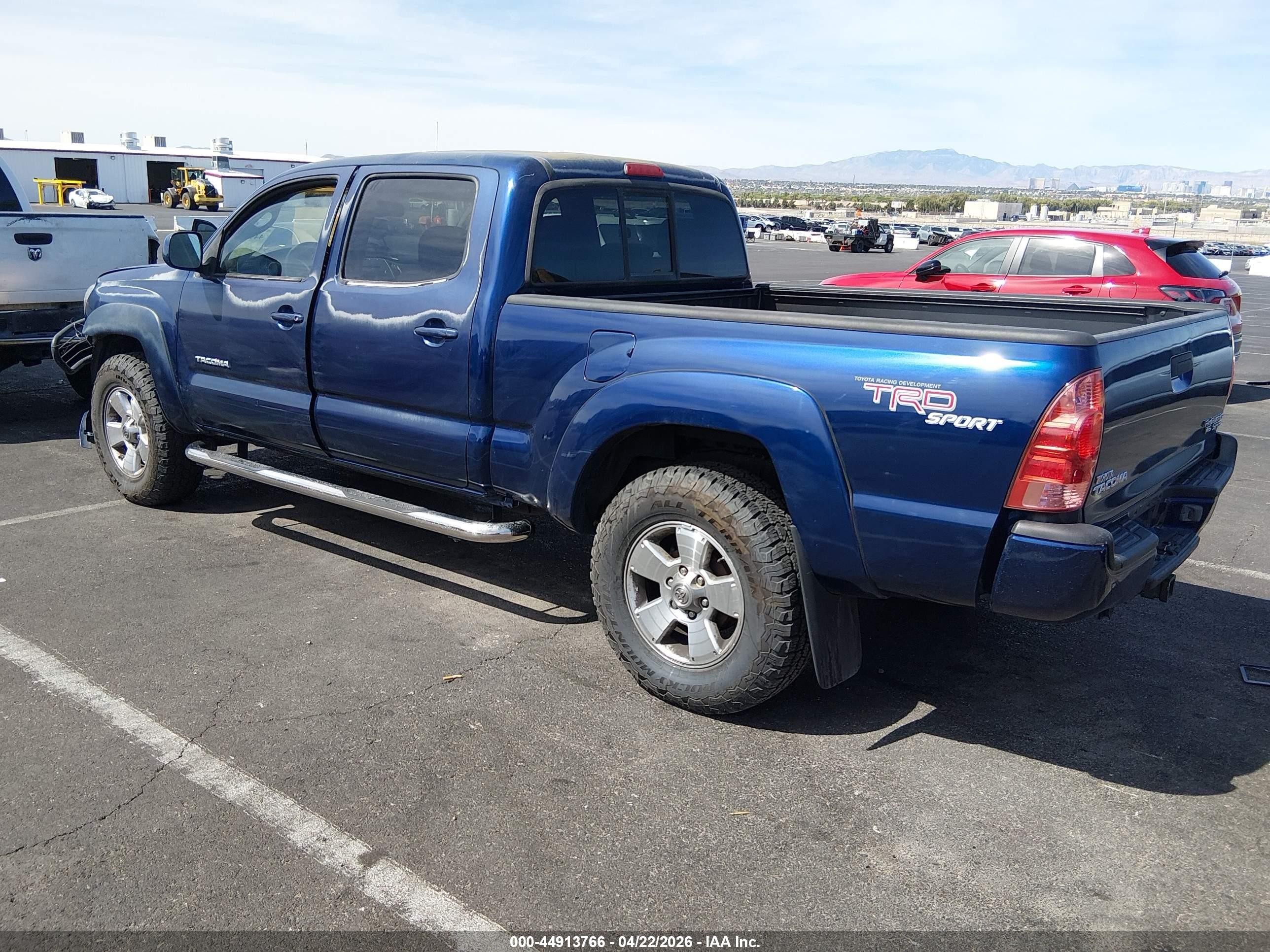 2007 Toyota Tacoma Prerunner V6 Blue vin: 5TEKU72N97Z378746