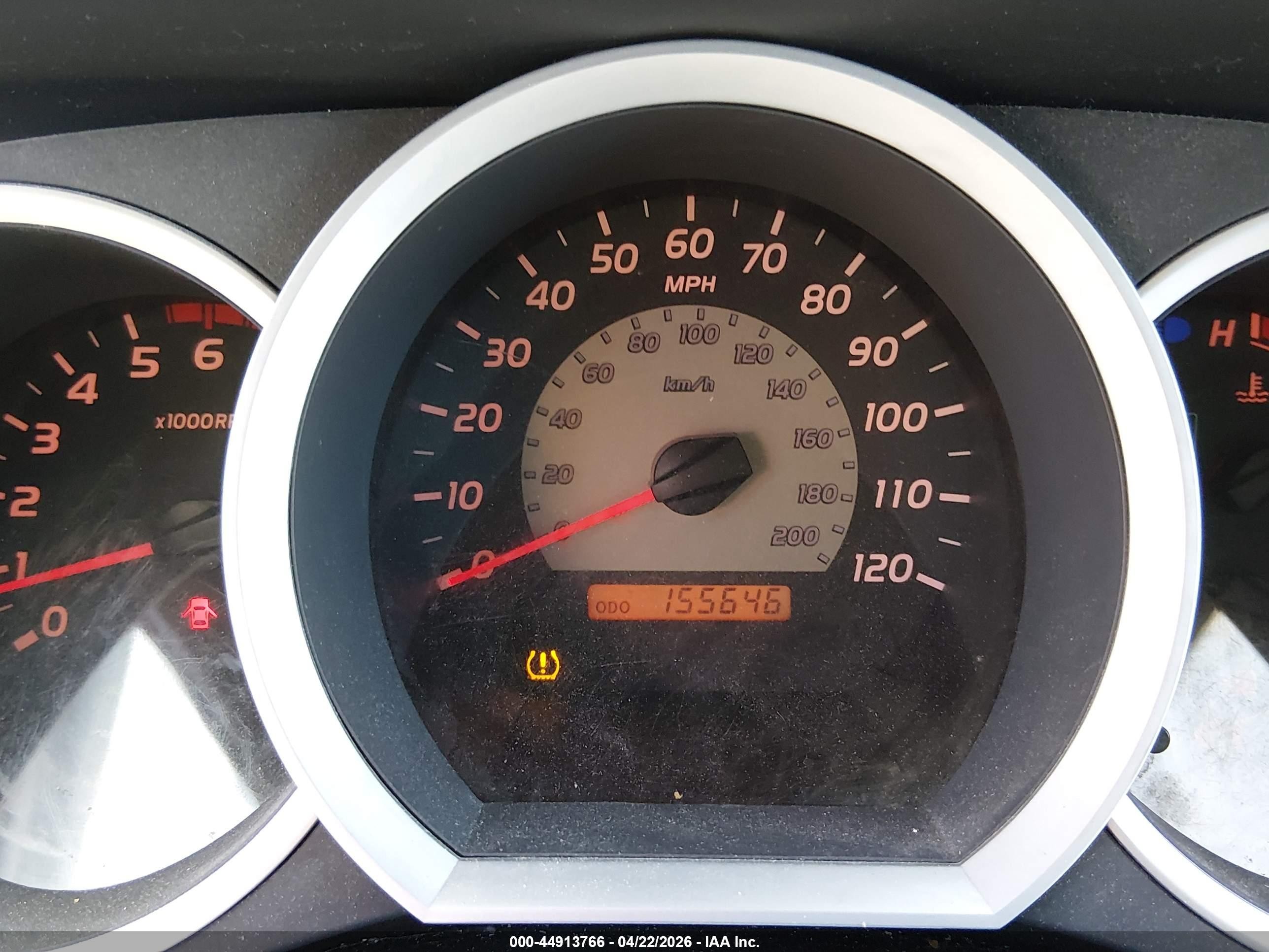 2007 Toyota Tacoma Prerunner V6 Blue vin: 5TEKU72N97Z378746