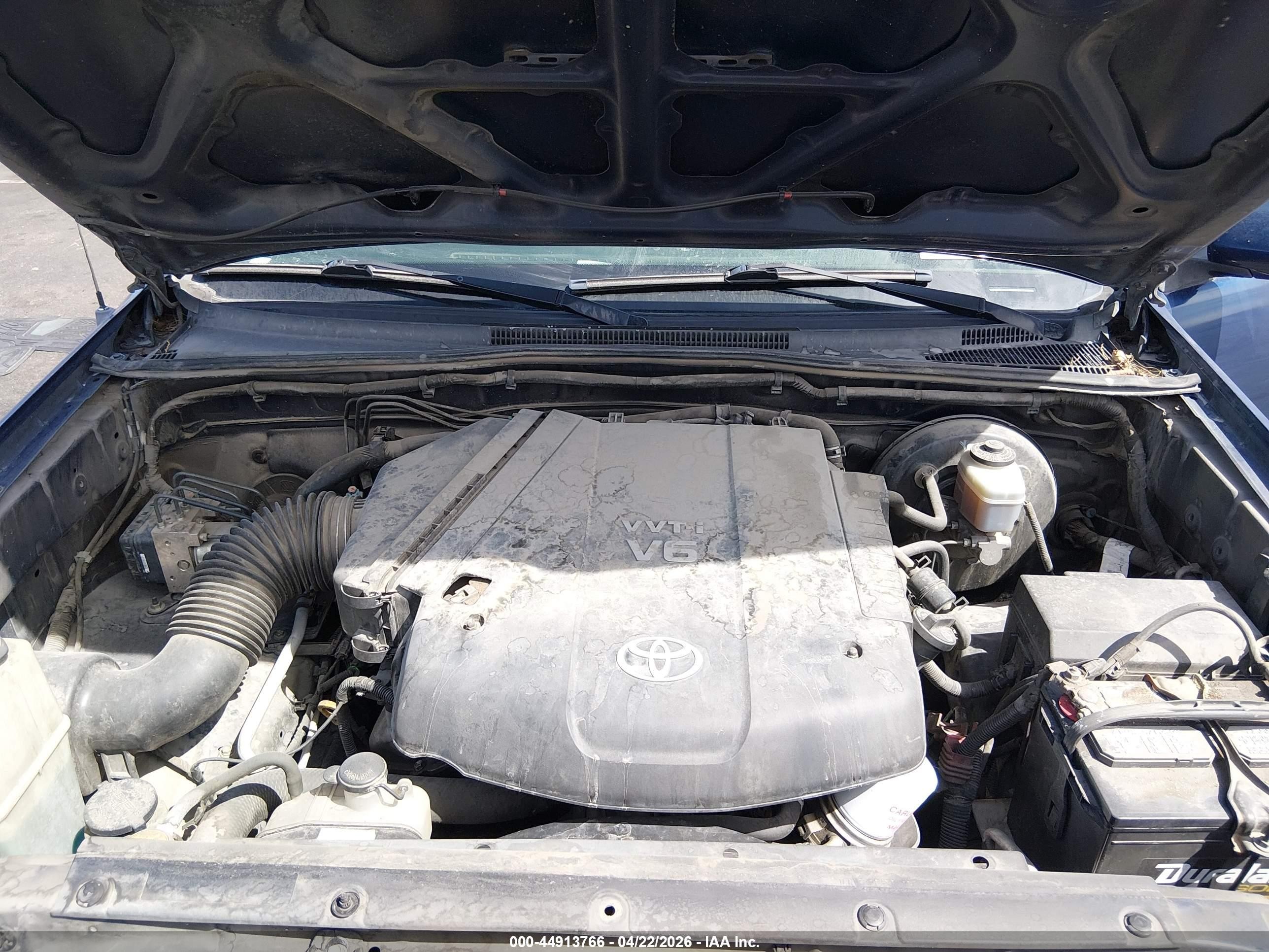 2007 Toyota Tacoma Prerunner V6 Blue vin: 5TEKU72N97Z378746
