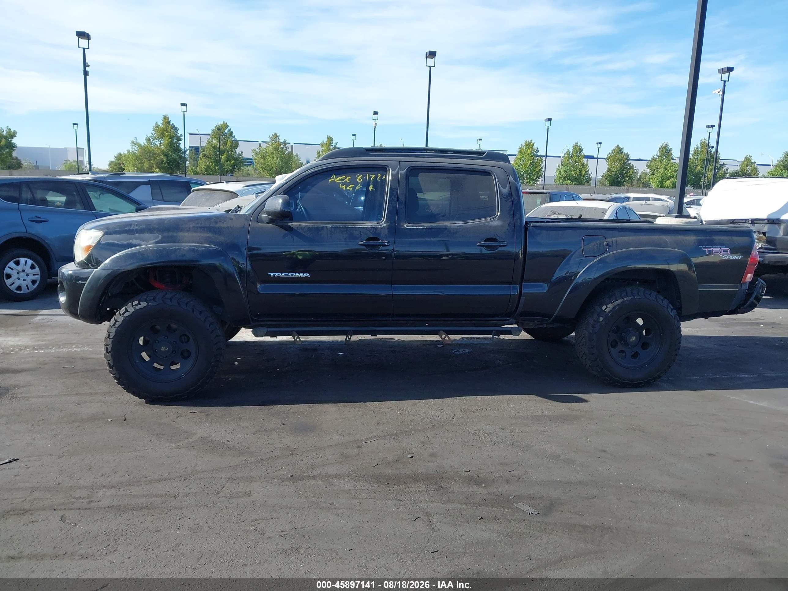 2006 Toyota Tacoma Prerunner V6 Black vin: 5TEKU72NX6Z202027