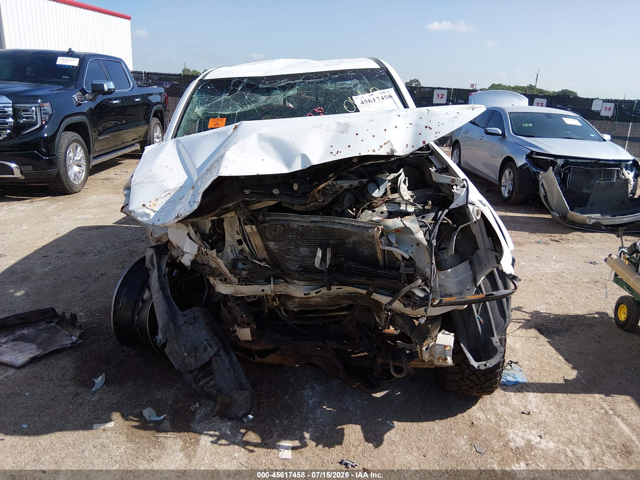 2006 Toyota Tacoma Prerunner V6 White vin: 5TEKU72NX6Z250577
