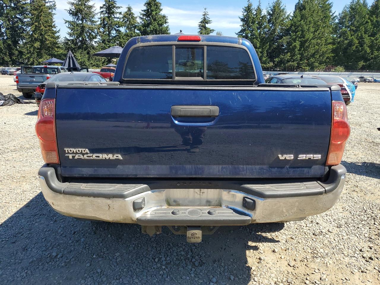2008 Toyota Tacoma V6 Синий vin: 5TELU42N08Z479033