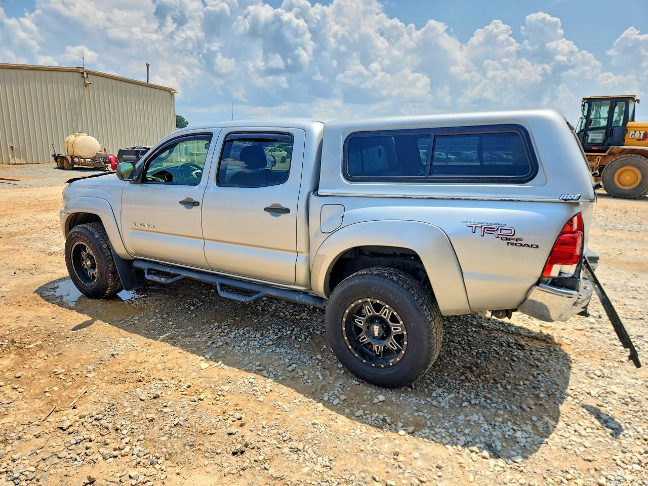 2008 Toyota Tacoma V6 Silver vin: 5TELU42N18Z511892