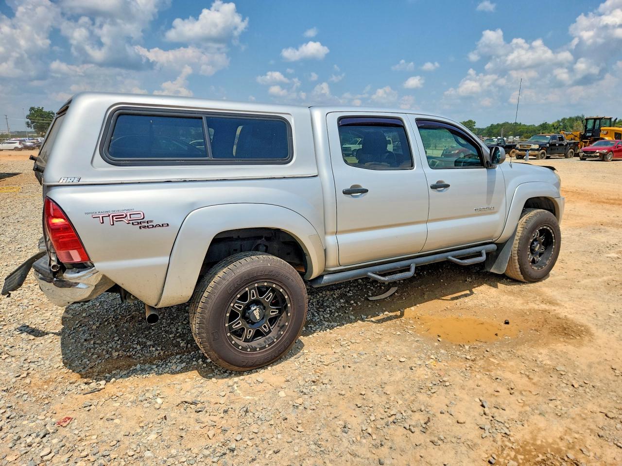 2008 Toyota Tacoma V6 Silver vin: 5TELU42N18Z511892