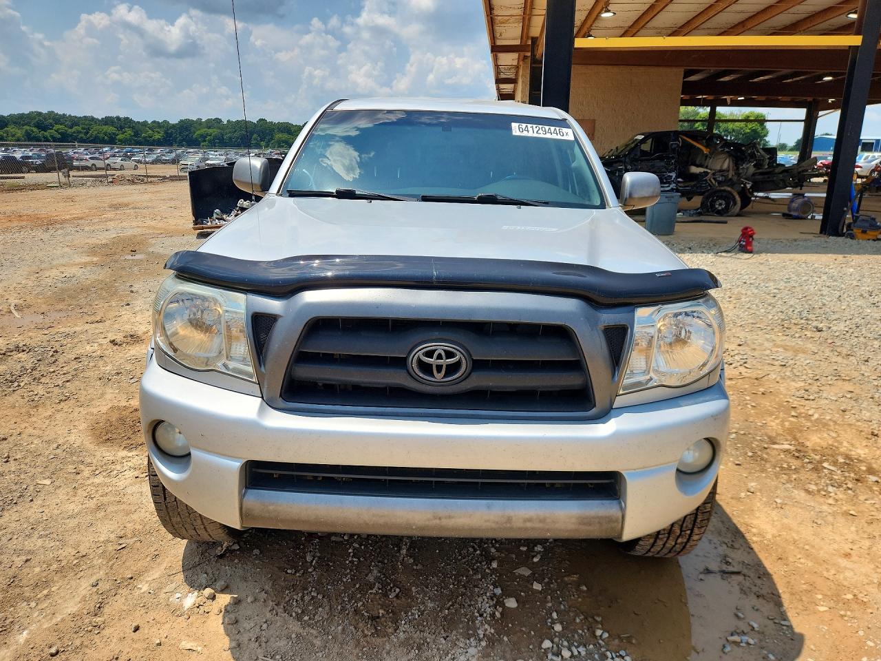 2008 Toyota Tacoma V6 Silver vin: 5TELU42N18Z511892