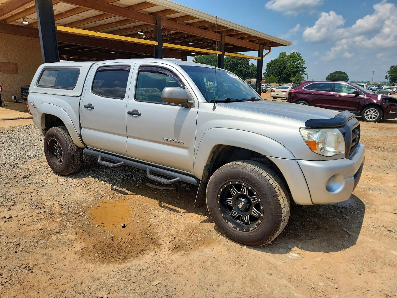 2008 Toyota Tacoma V6 Silver vin: 5TELU42N18Z511892
