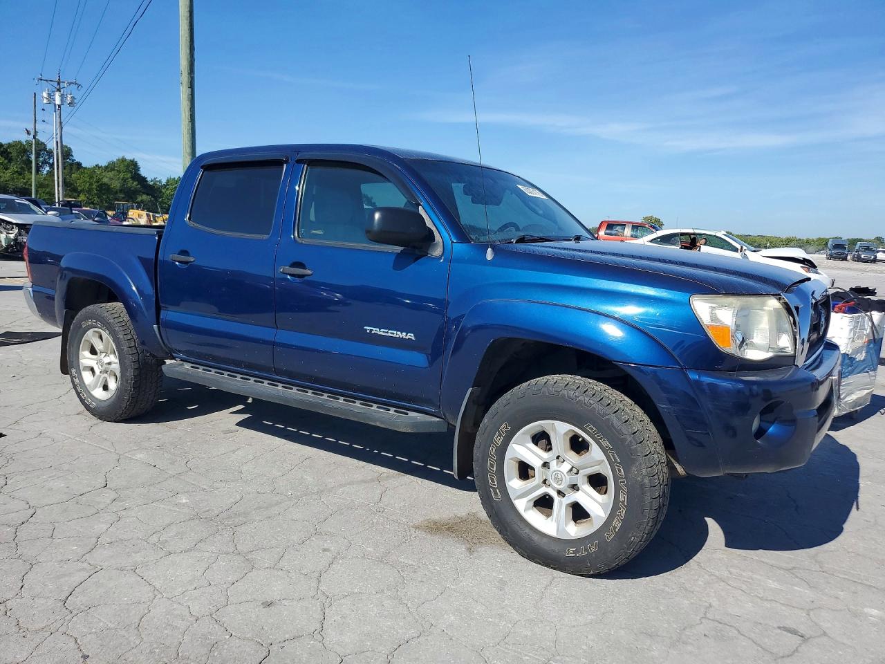 2007 Toyota Tacoma V6 Синий vin: 5TELU42N27Z421679