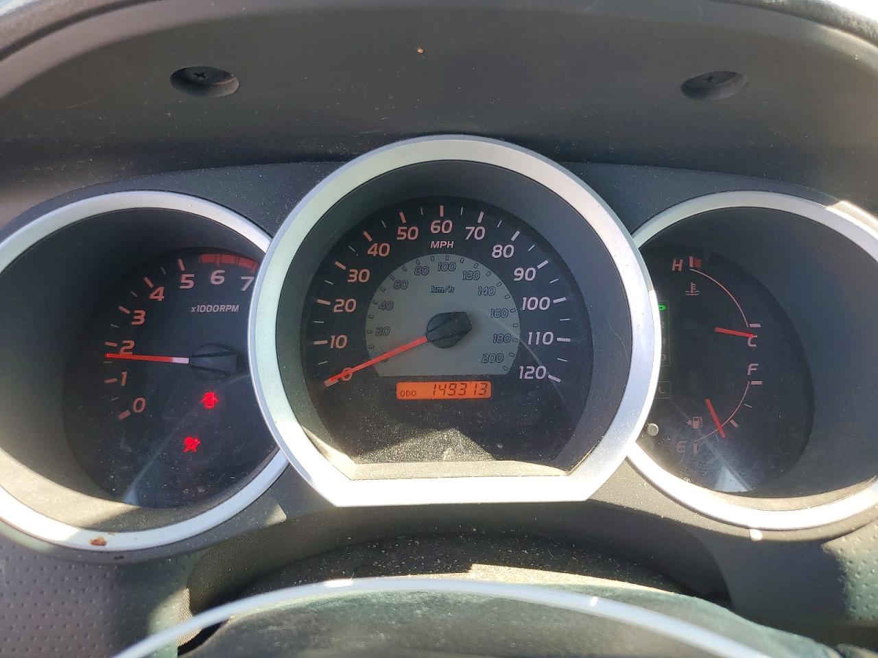 2007 Toyota Tacoma V6 Синий vin: 5TELU42N27Z421679