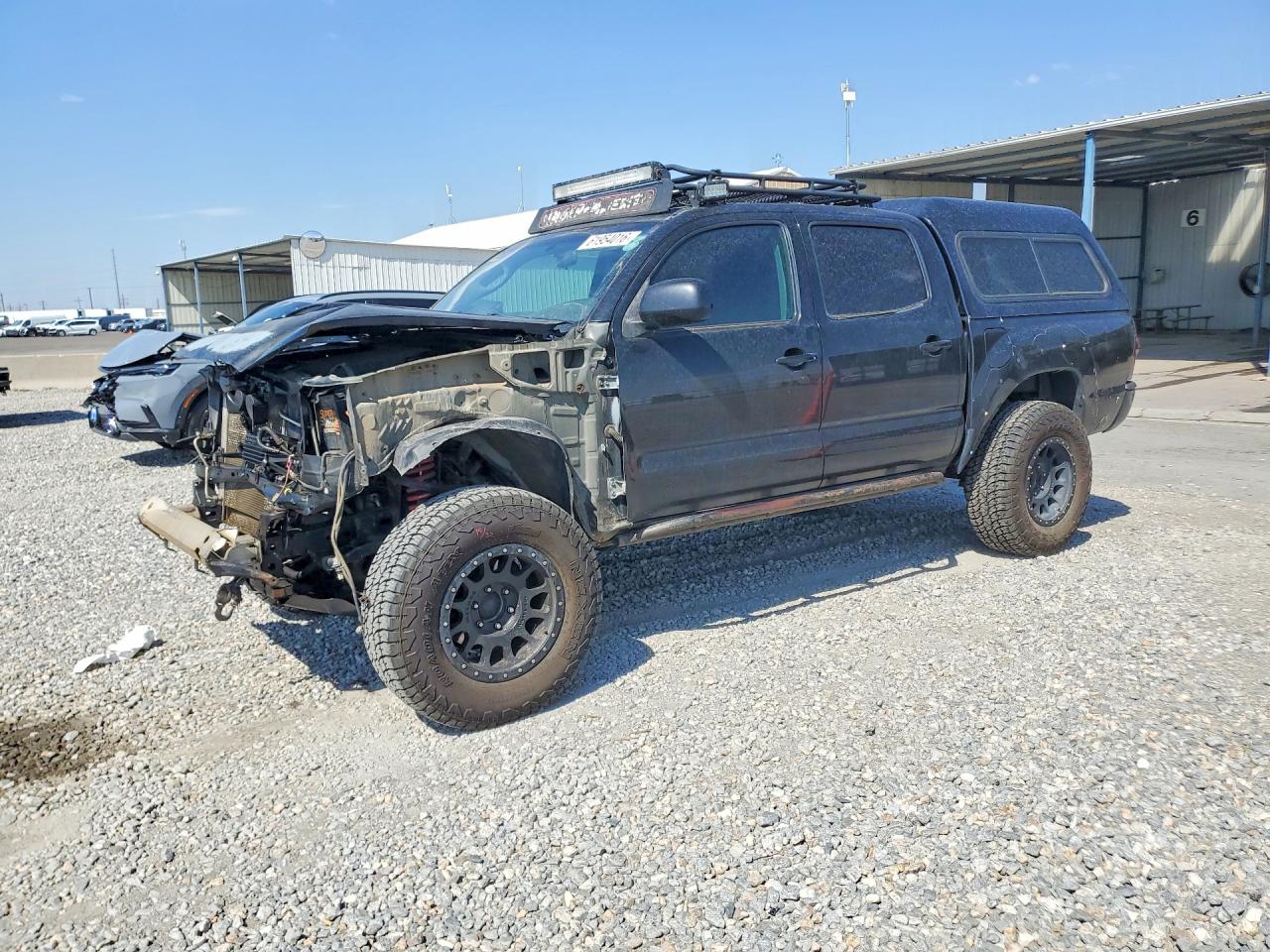 2008 Toyota Tacoma V6 Black vin: 5TELU42N28Z509942