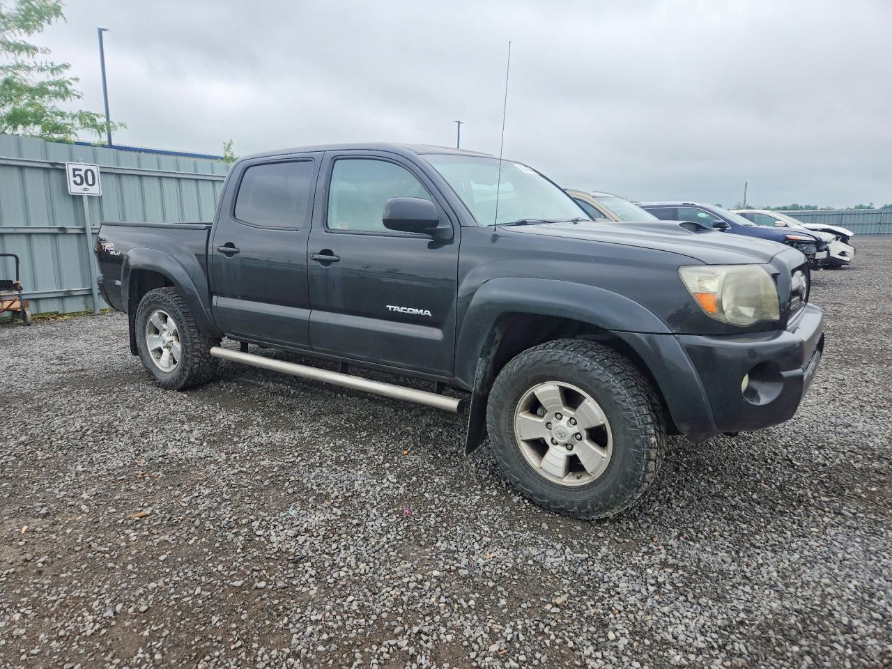 2009 Toyota Tacoma Double Cab Black vin: 5TELU42N39Z662380
