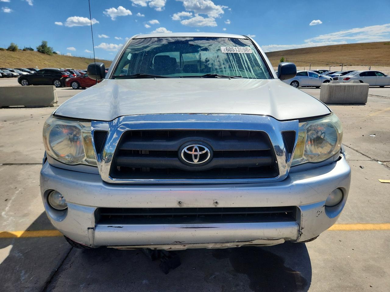 2006 Toyota Tacoma Double Cab Silver vin: 5TELU42N46Z211311