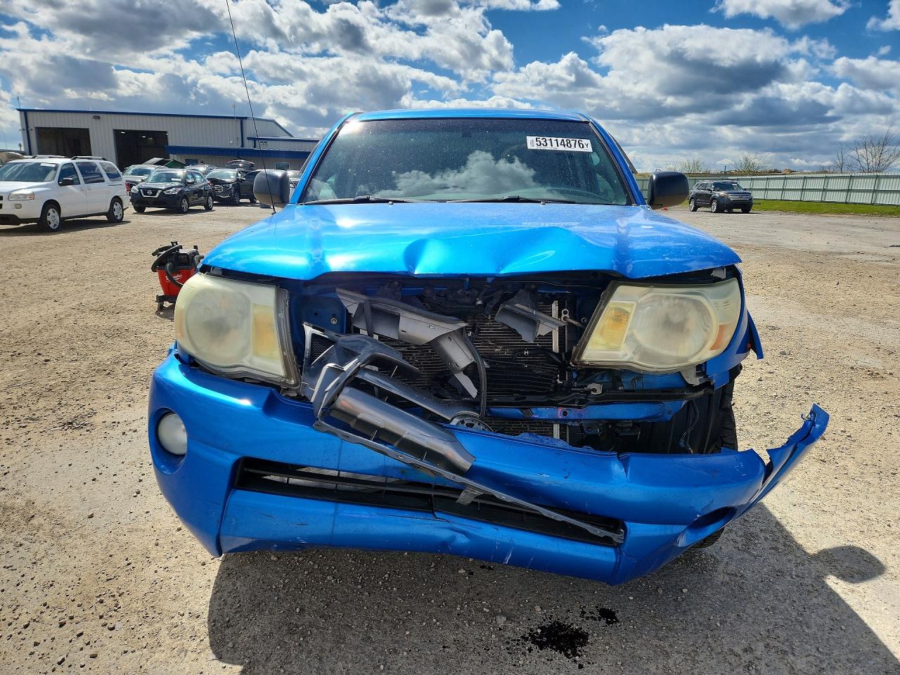2007 Toyota Tacoma Double Cab Blue vin: 5TELU42N47Z348525