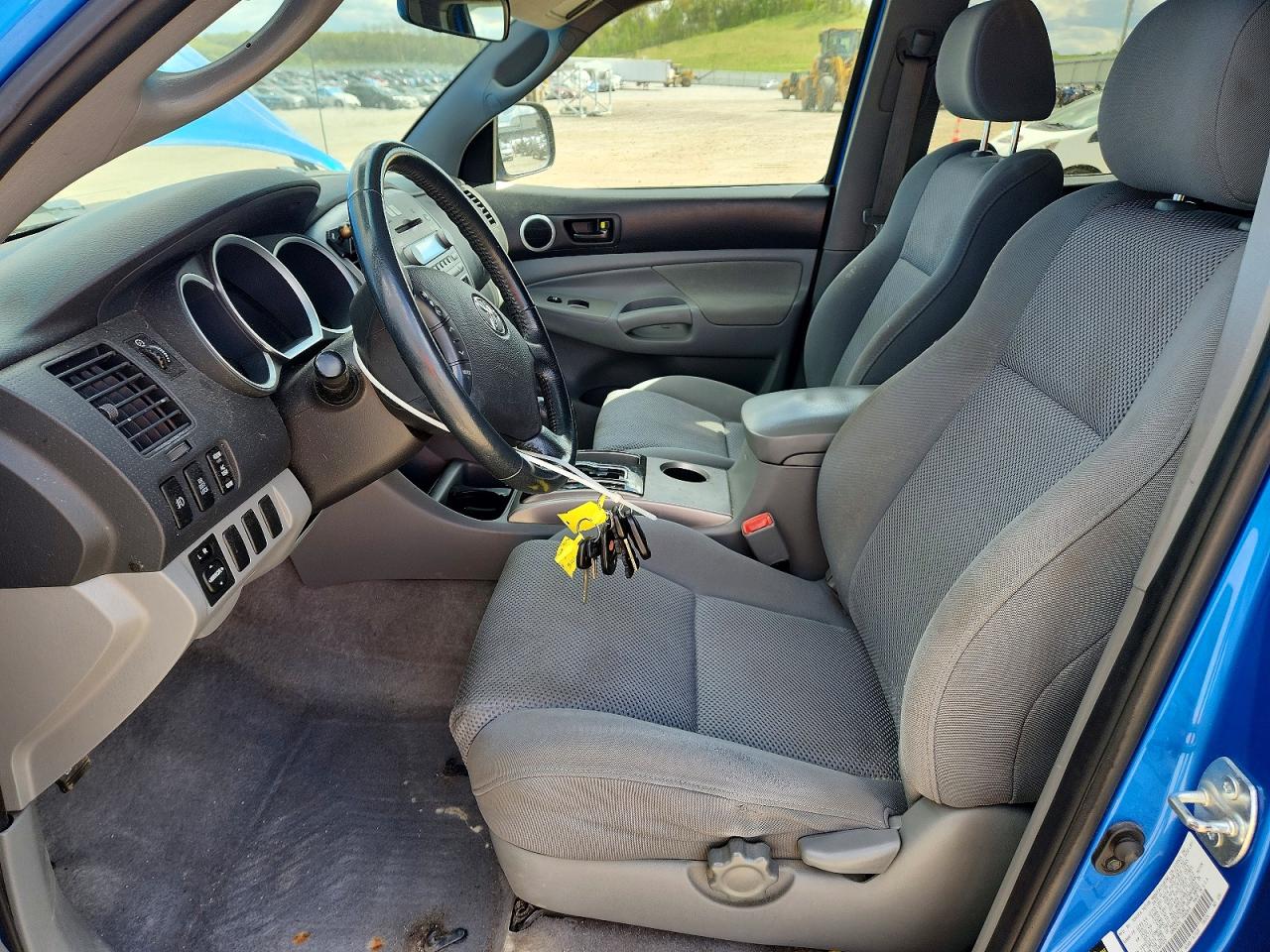 2007 Toyota Tacoma Double Cab Blue vin: 5TELU42N47Z348525