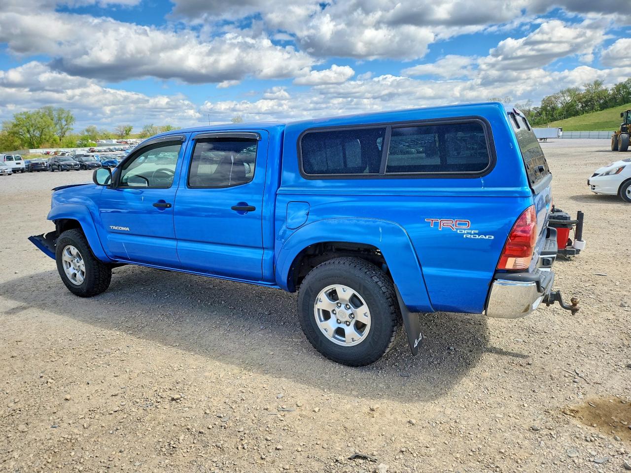 2007 Toyota Tacoma Double Cab Blue vin: 5TELU42N47Z348525