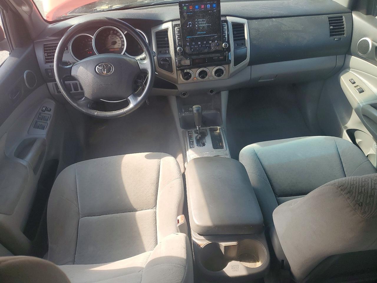 2005 Toyota Tacoma Double Cab Red vin: 5TELU42N55Z055102
