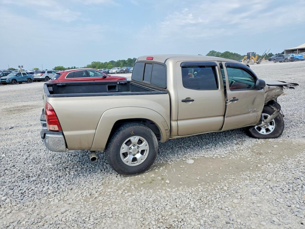 2006 Toyota Tacoma V6 Beige vin: 5TELU42N56Z165567