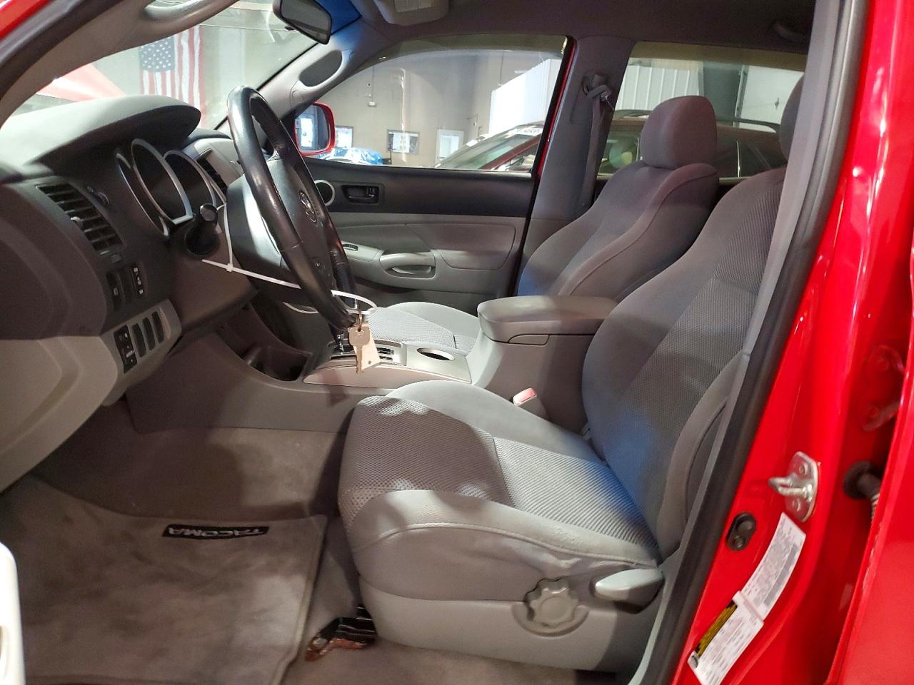 2006 Toyota Tacoma Double Cab Красный vin: 5TELU42N56Z189853