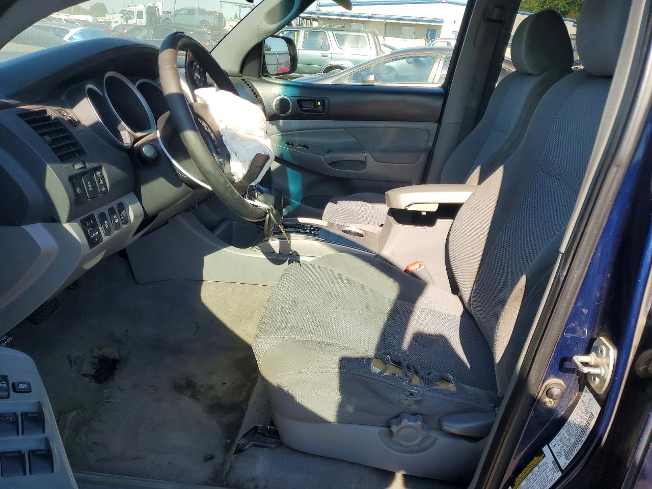 2007 Toyota Tacoma Double Cab Blue vin: 5TELU42N57Z448312