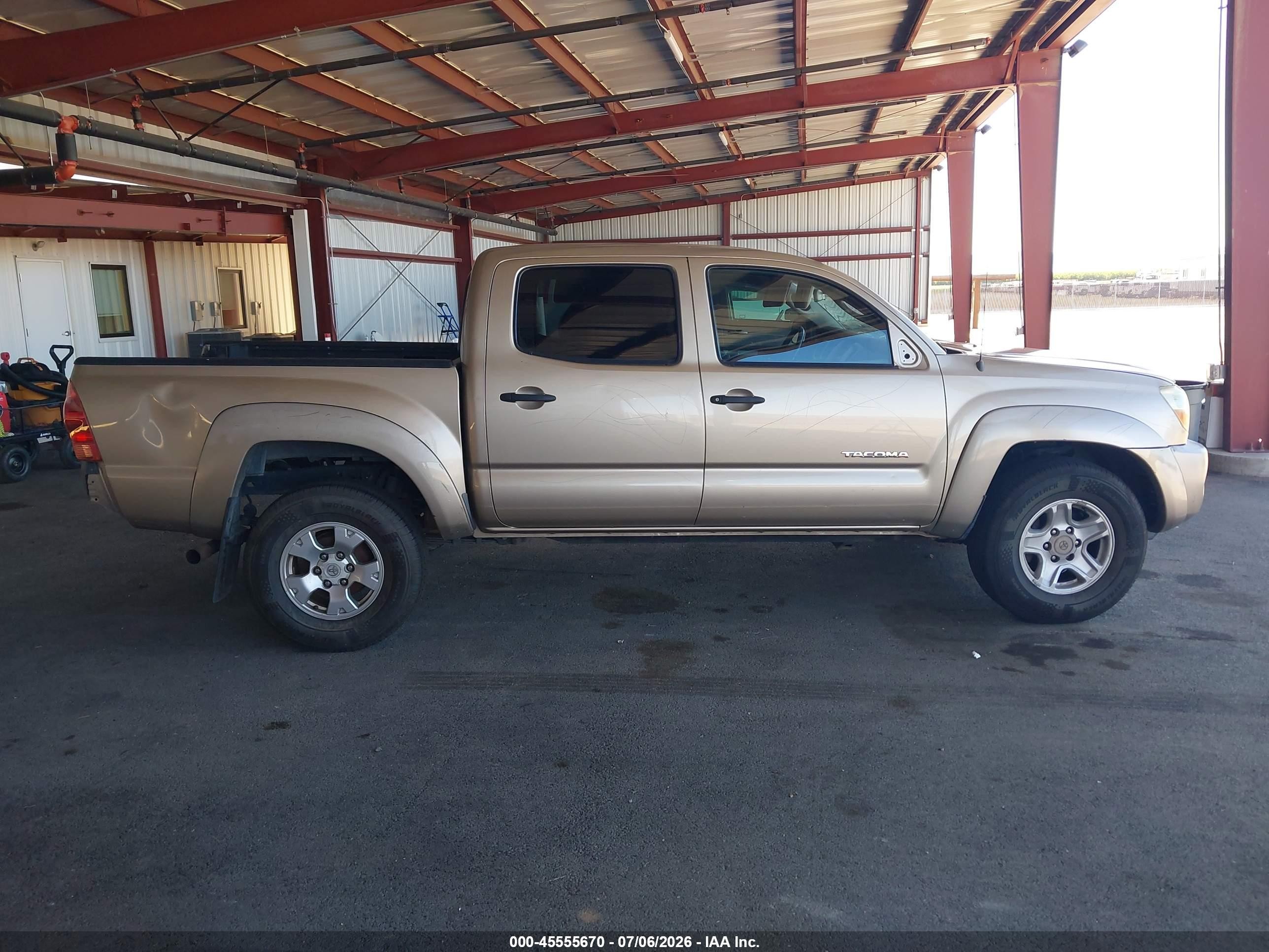 2006 Toyota Tacoma Base V6 Бежевый vin: 5TELU42N66Z251499