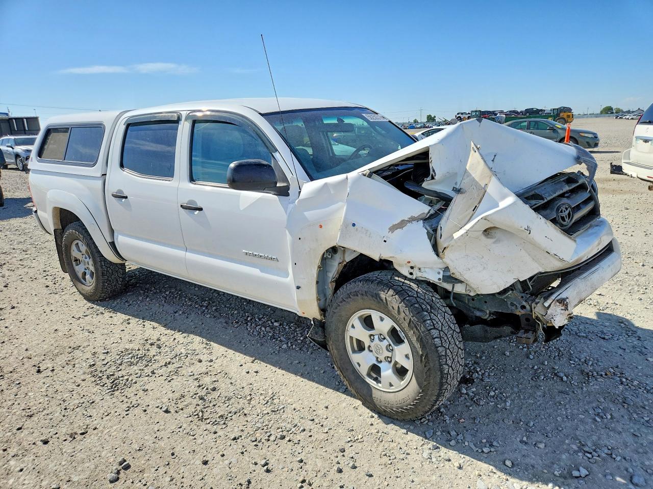 2008 Toyota Tacoma Double Cab White vin: 5TELU42N68Z481398