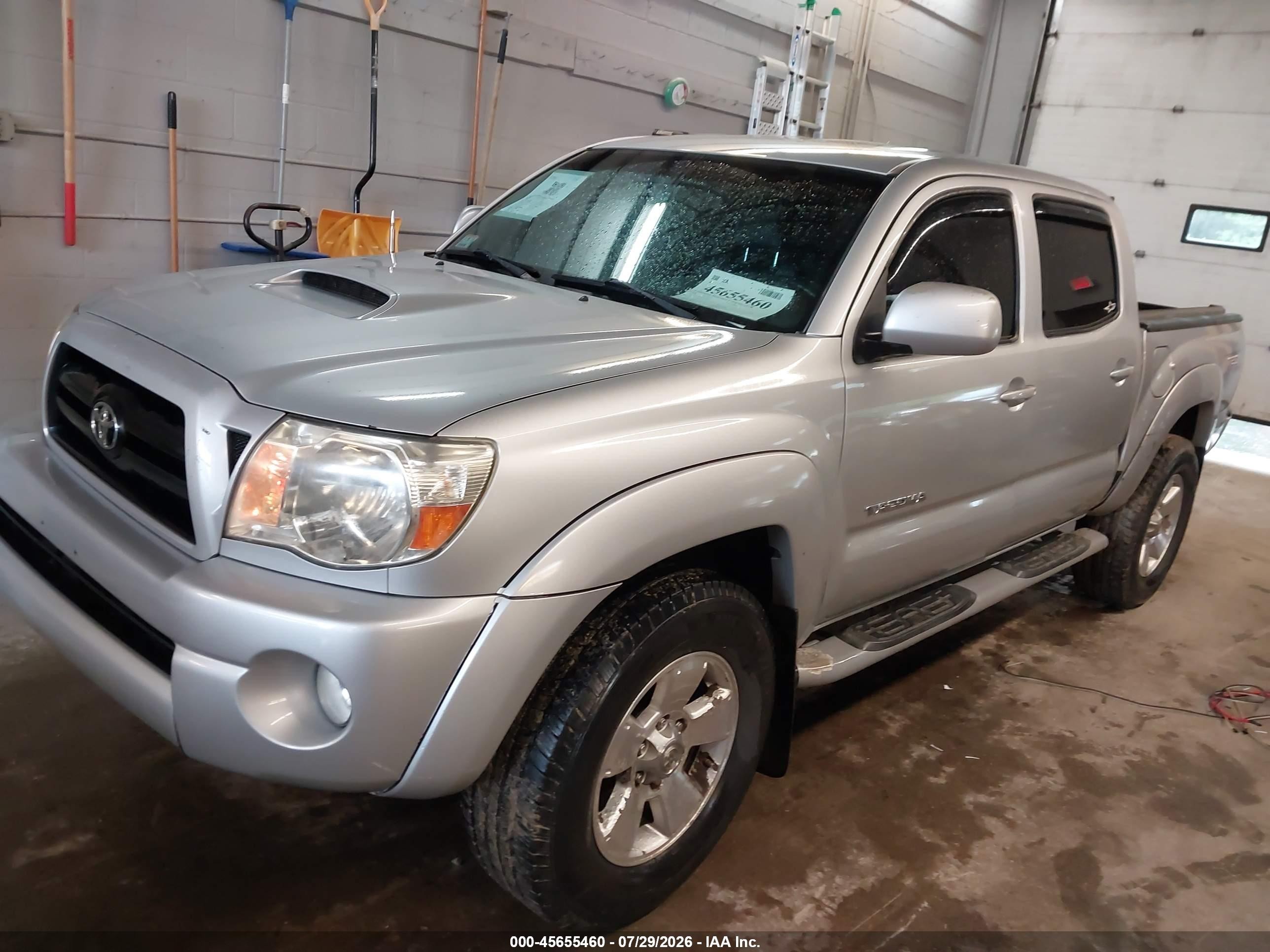 2008 Toyota Tacoma Base V6 Gray vin: 5TELU42N68Z539221