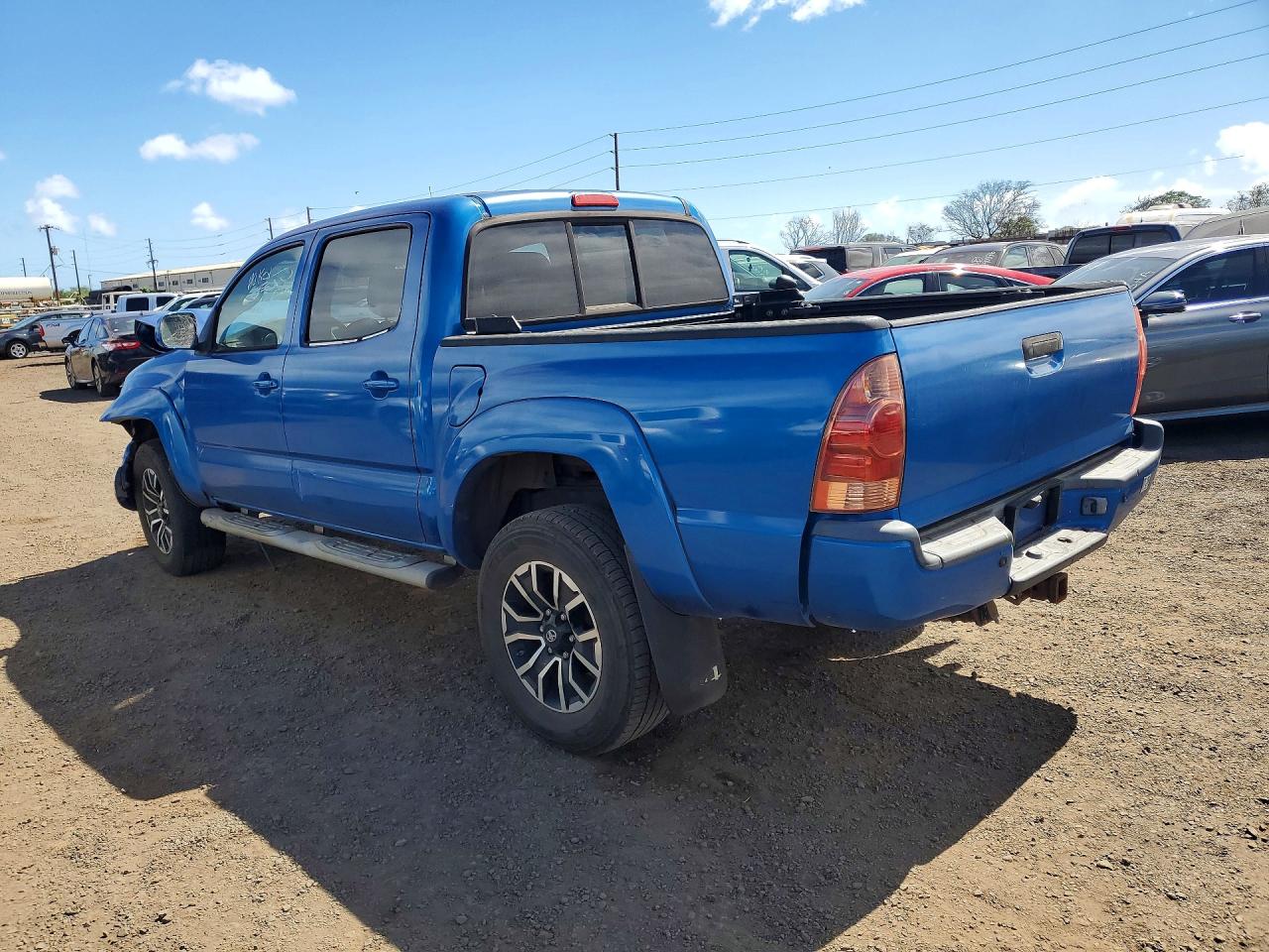 2006 Toyota Tacoma Double Cab Blue vin: 5TELU42N76Z196822