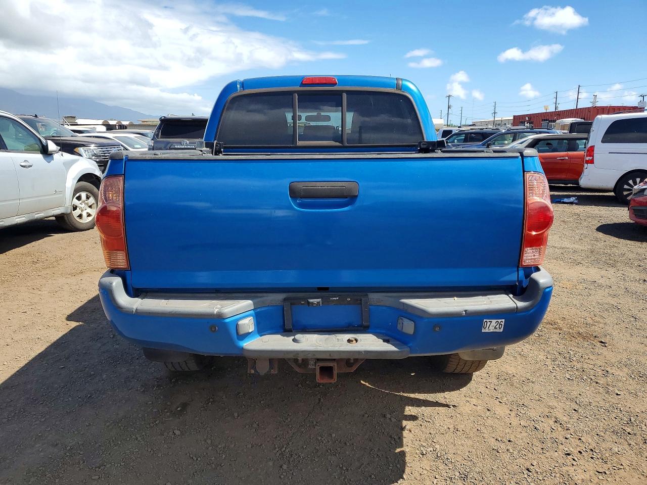2006 Toyota Tacoma Double Cab Blue vin: 5TELU42N76Z196822