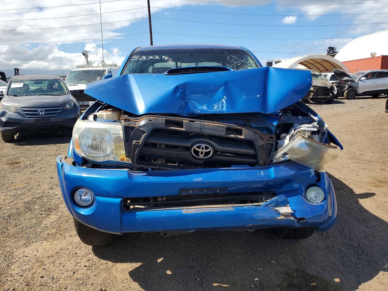 2006 Toyota Tacoma Double Cab Blue vin: 5TELU42N76Z196822