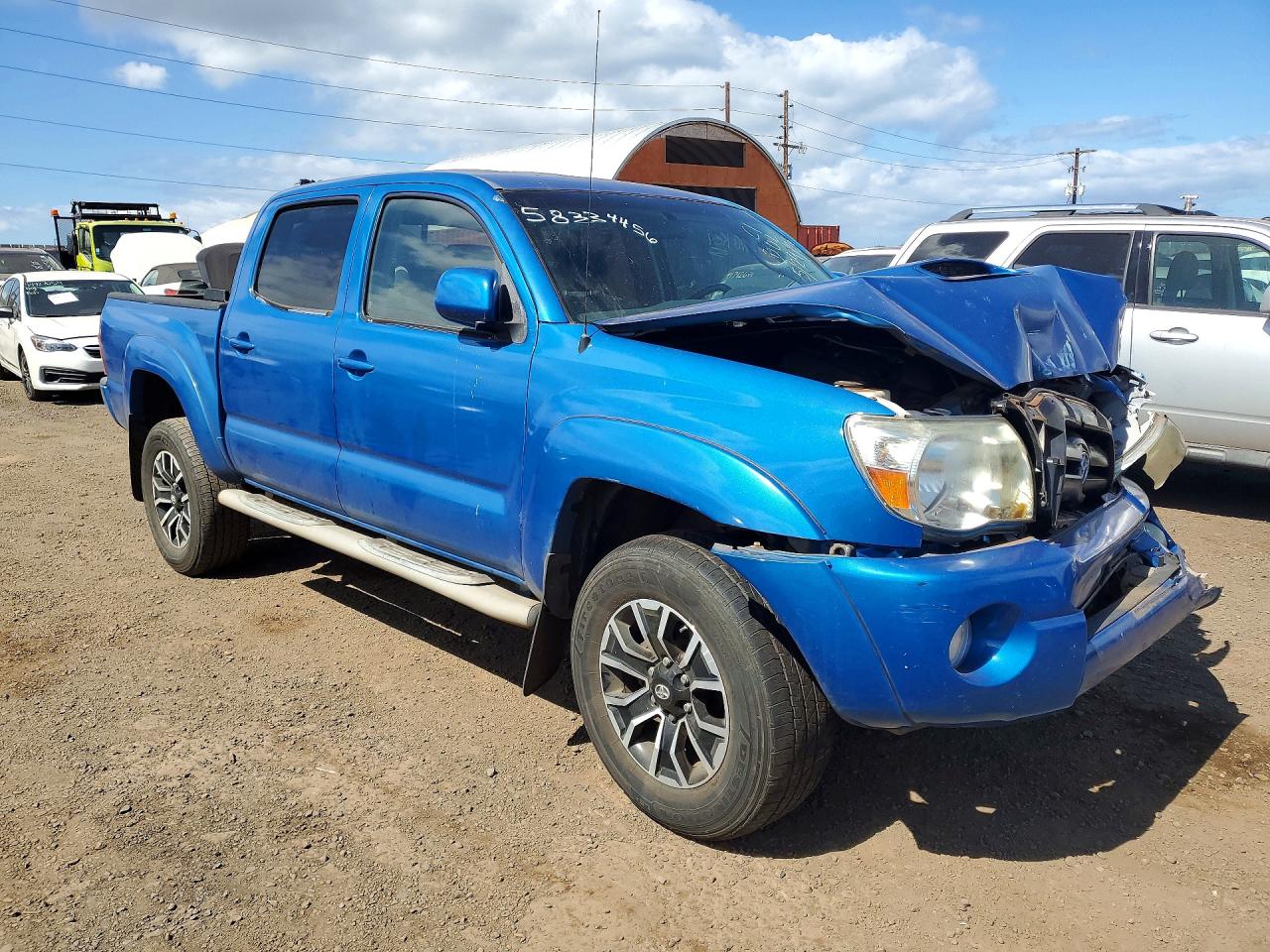 2006 Toyota Tacoma Double Cab Blue vin: 5TELU42N76Z196822