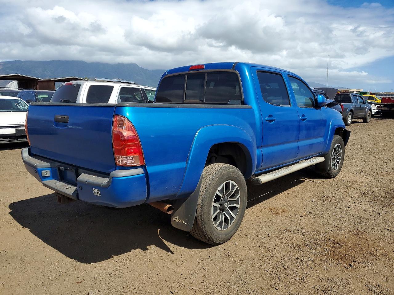 2006 Toyota Tacoma Double Cab Blue vin: 5TELU42N76Z196822