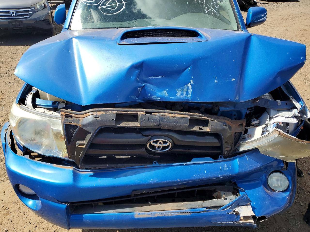 2006 Toyota Tacoma Double Cab Blue vin: 5TELU42N76Z196822