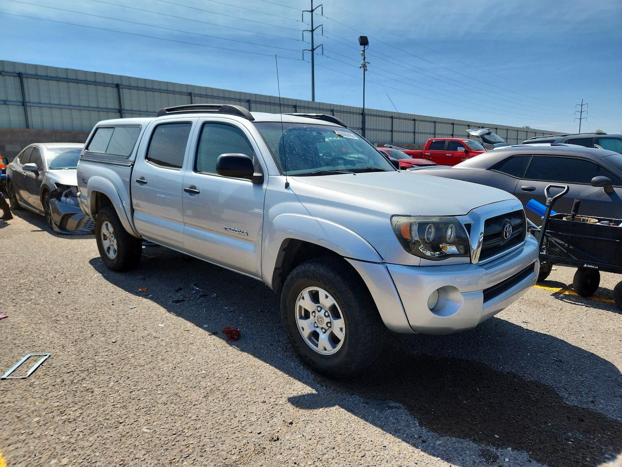 2006 Toyota Tacoma V6 Серебряный vin: 5TELU42N76Z298900