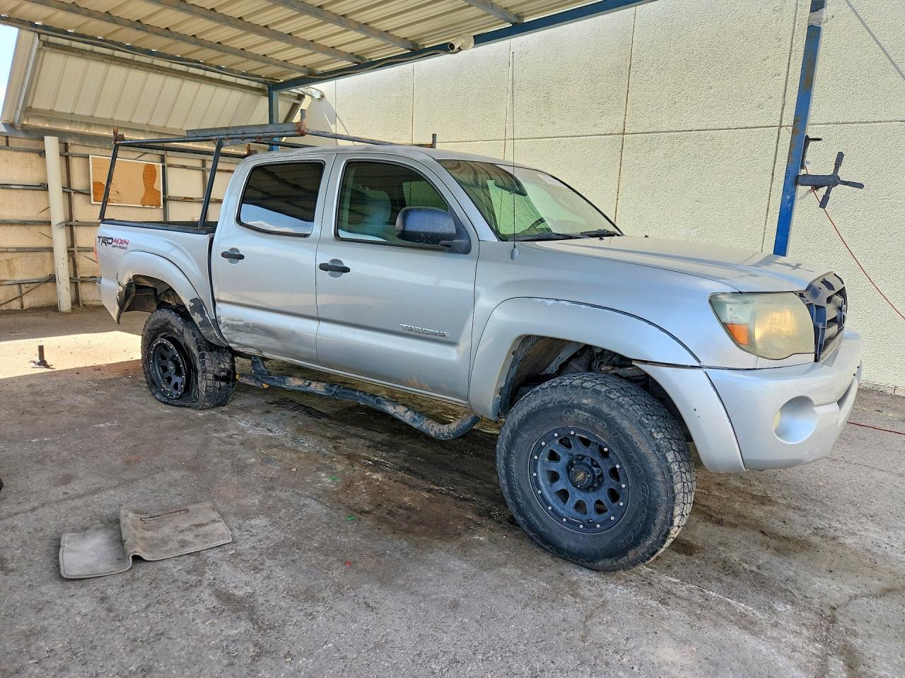2007 Toyota Tacoma V6 Silver vin: 5TELU42N77Z338524