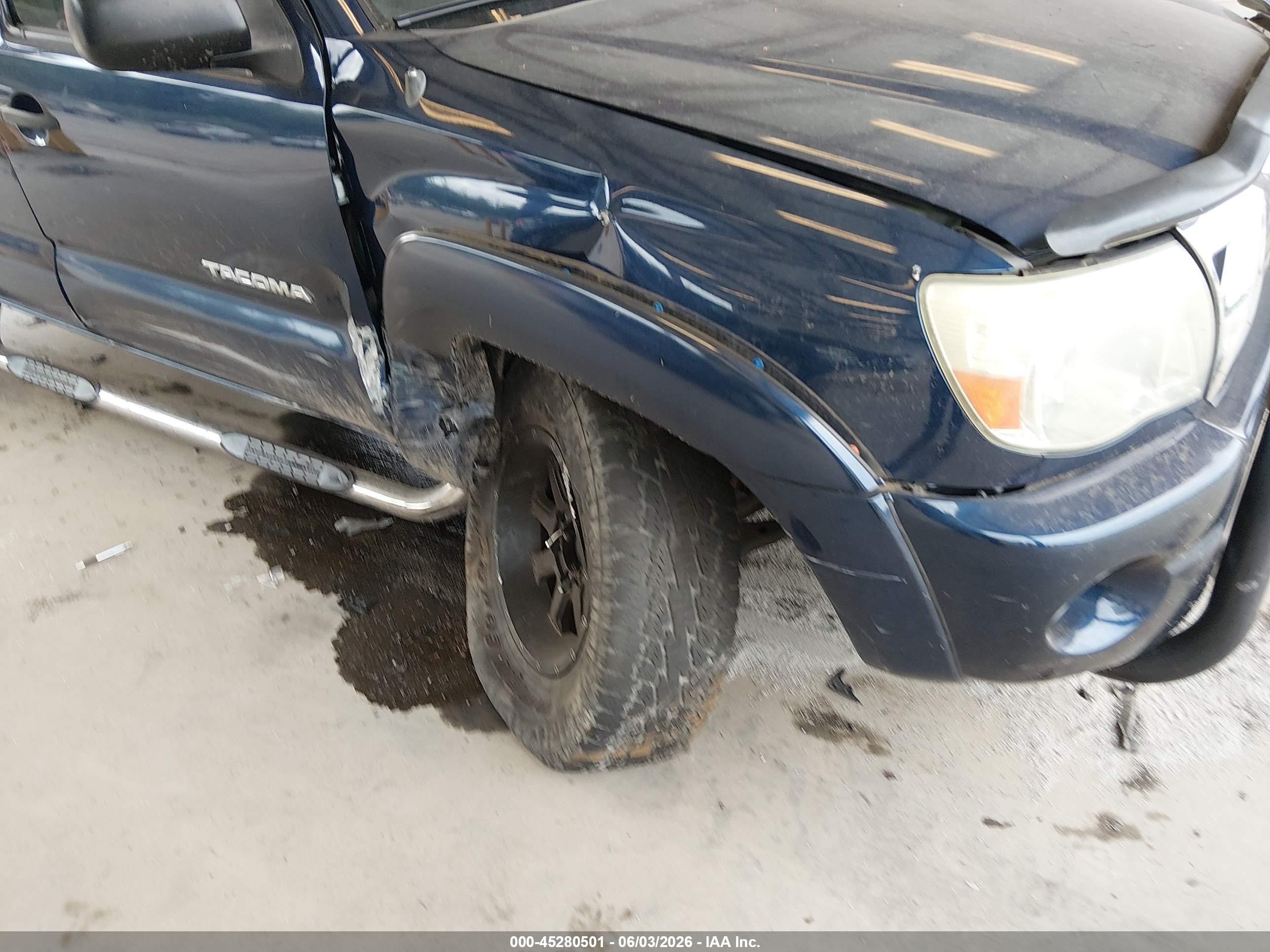 2005 Toyota Tacoma Base V6 Синий vin: 5TELU42N85Z094167