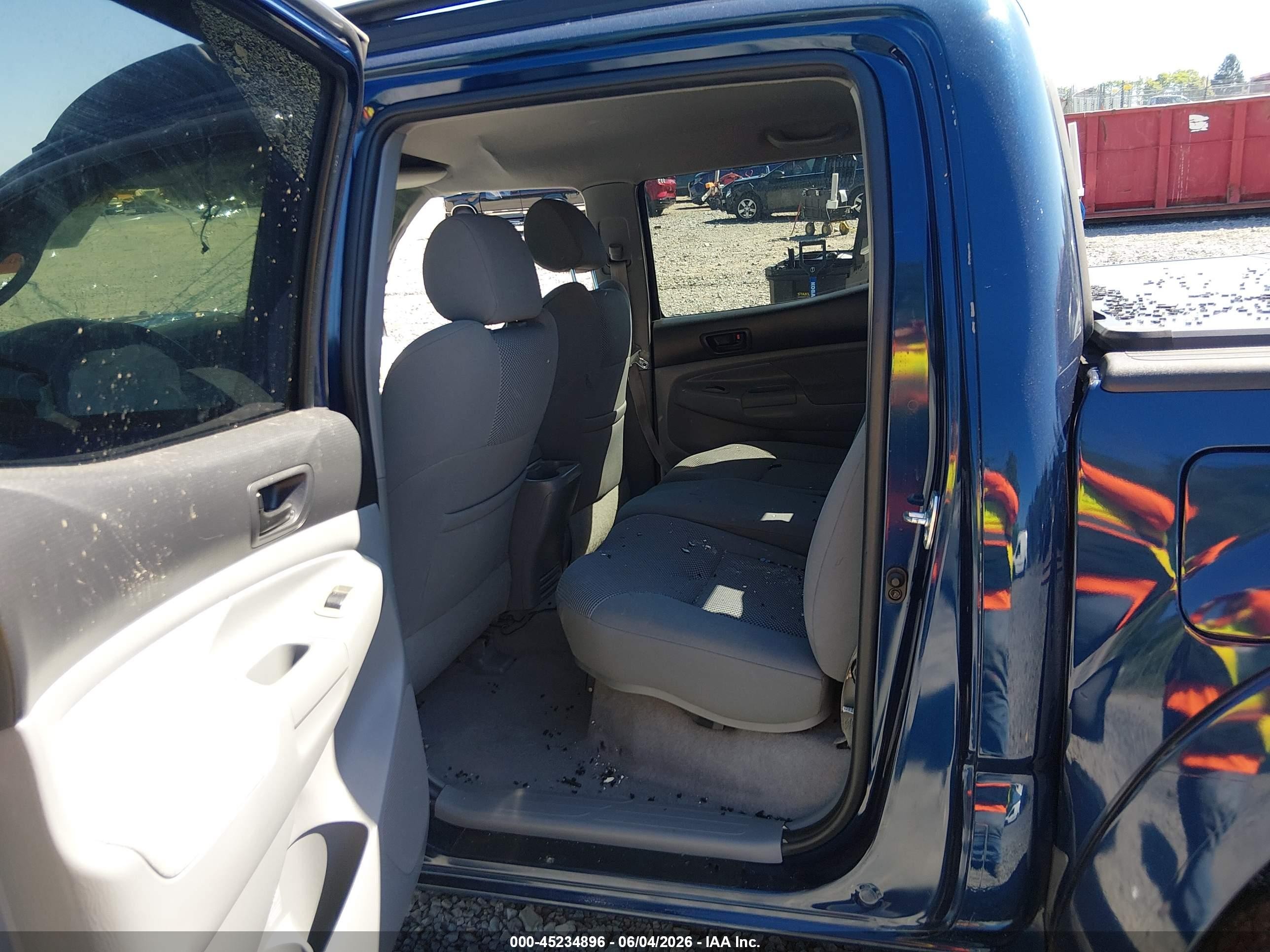 2006 Toyota Tacoma Base V6 Blue vin: 5TELU42N86Z311301