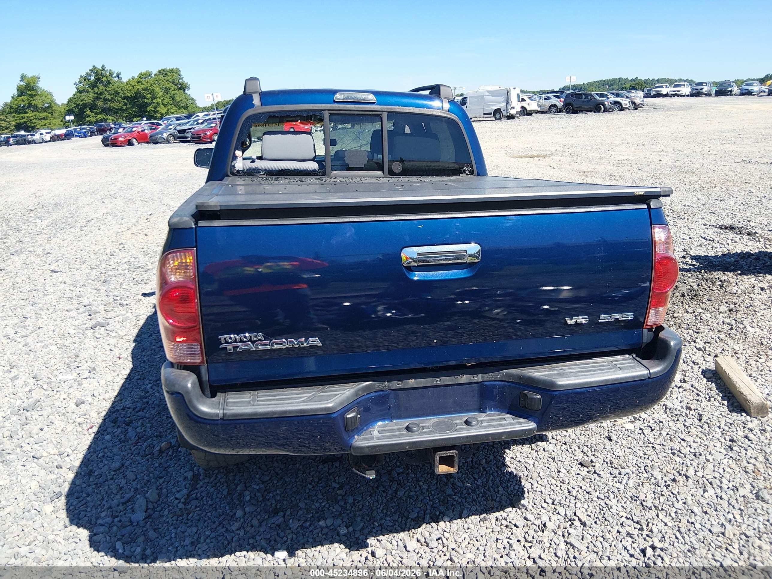 2006 Toyota Tacoma Base V6 Blue vin: 5TELU42N86Z311301