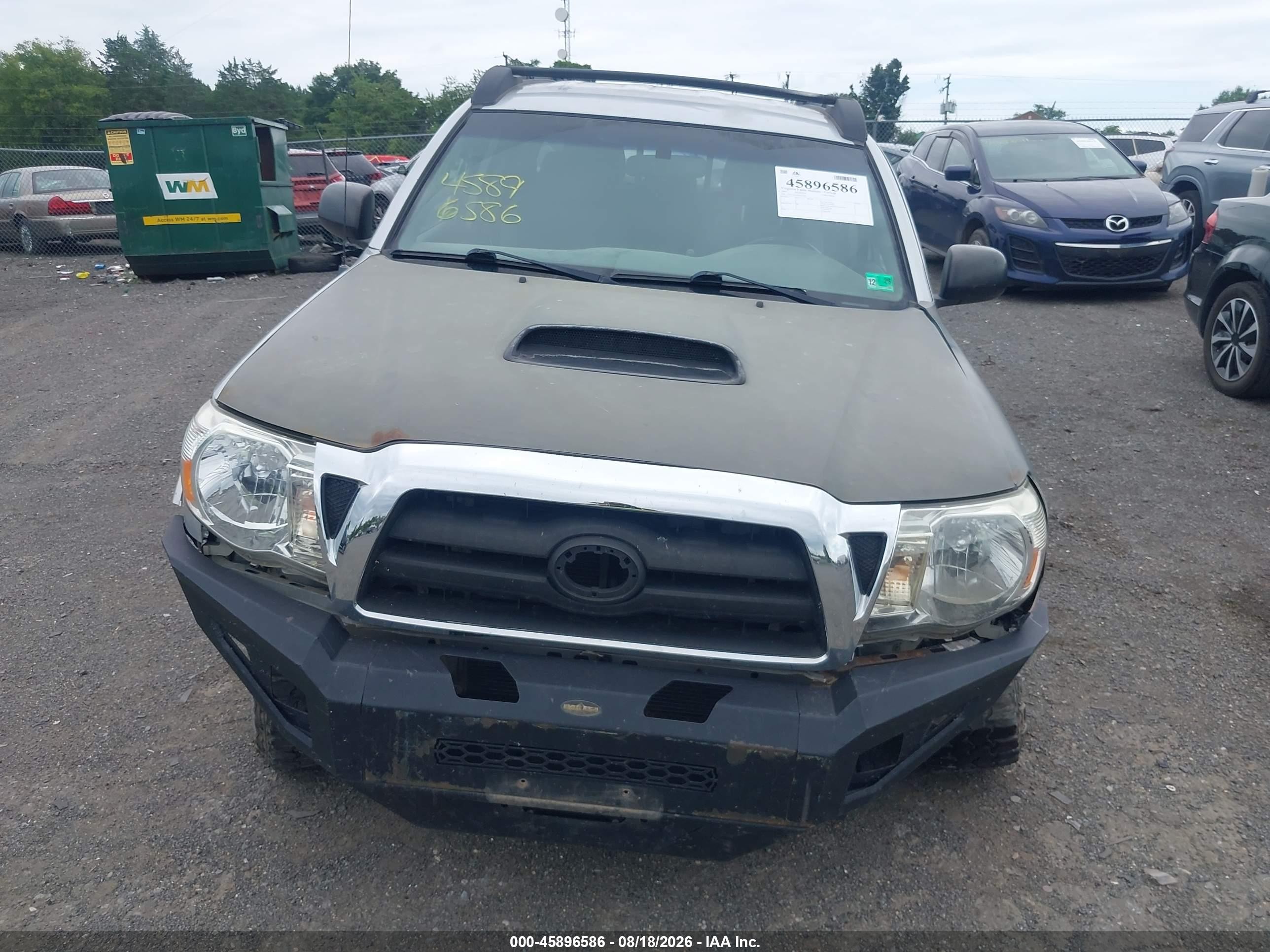 2007 Toyota Tacoma Base V6 Серебряный vin: 5TELU42N97Z357446