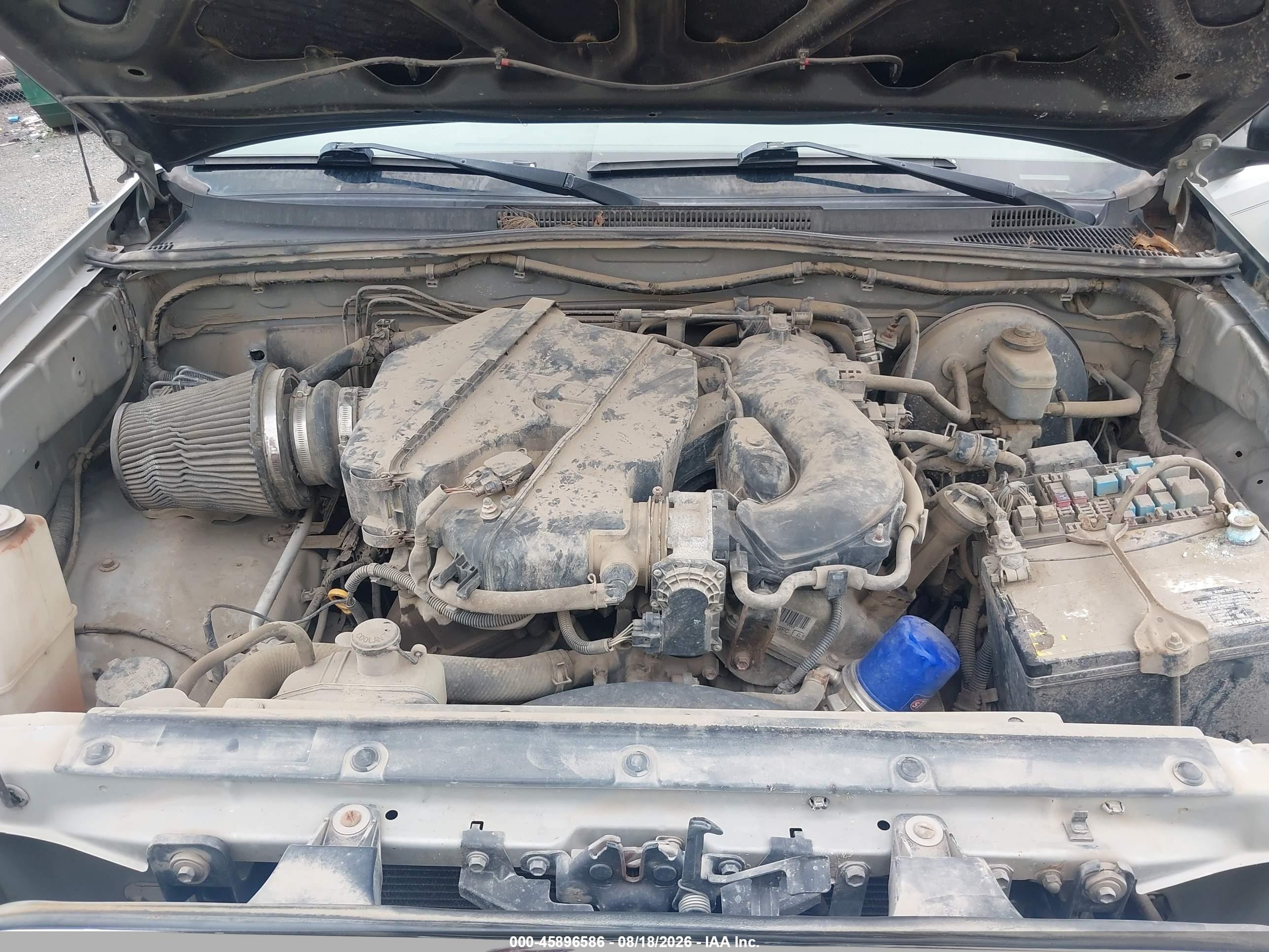 2007 Toyota Tacoma Base V6 Серебряный vin: 5TELU42N97Z357446