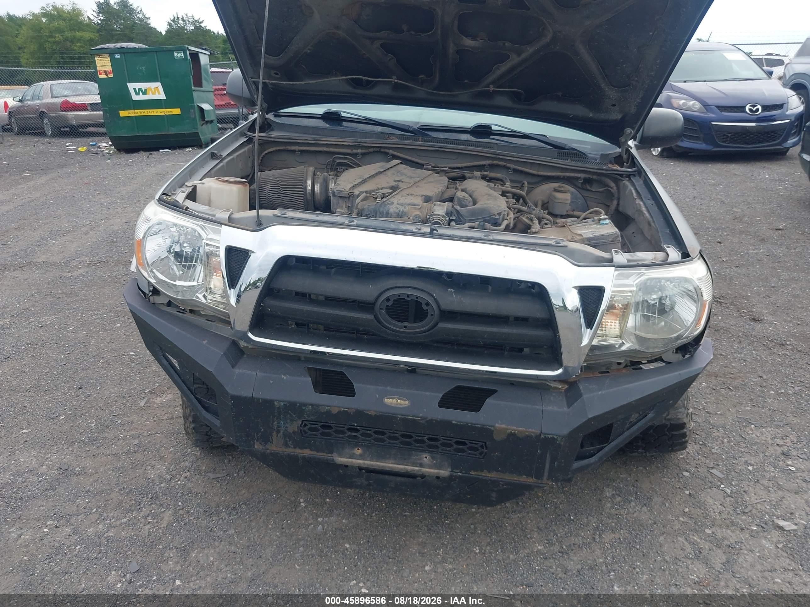 2007 Toyota Tacoma Base V6 Серебряный vin: 5TELU42N97Z357446