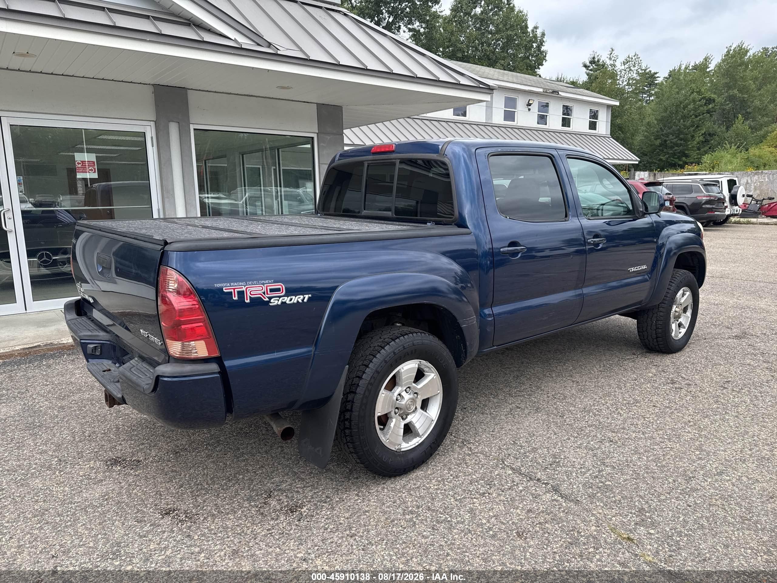 2008 Toyota Tacoma Base V6 Blue vin: 5TELU42NX8Z580189